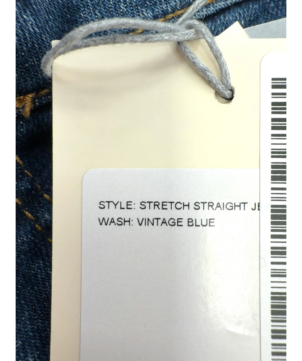 Ambela Blue Stretch Straight Jean, size UK 22 — label