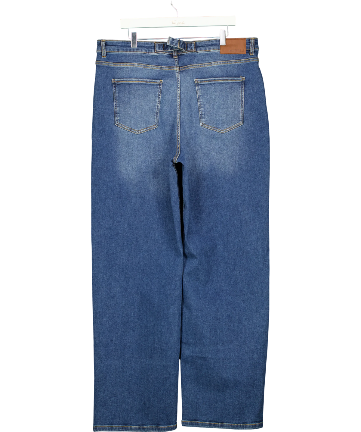 Ambela Blue Stretch Straight Jean, size UK 22 — back