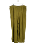 Nobody's Child olive green Tadlow Trousers, size UK 18 — front