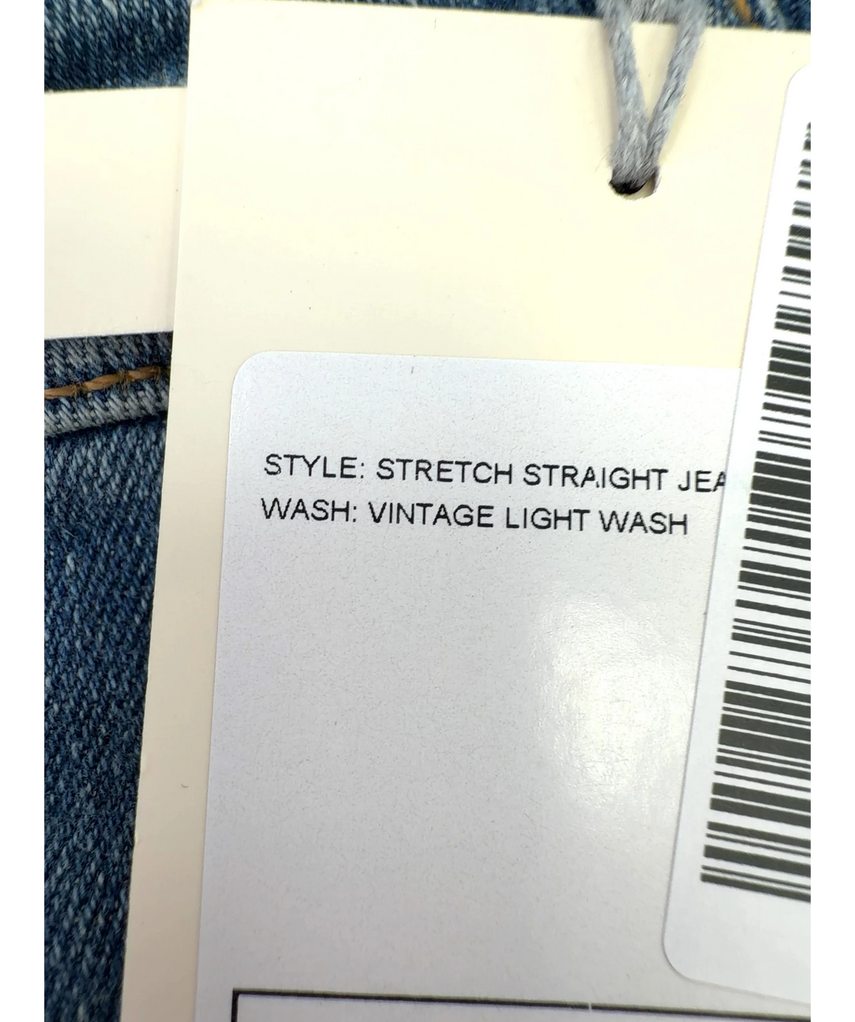 Ambela Blue Stretch Straight Jean, size UK 20 — label