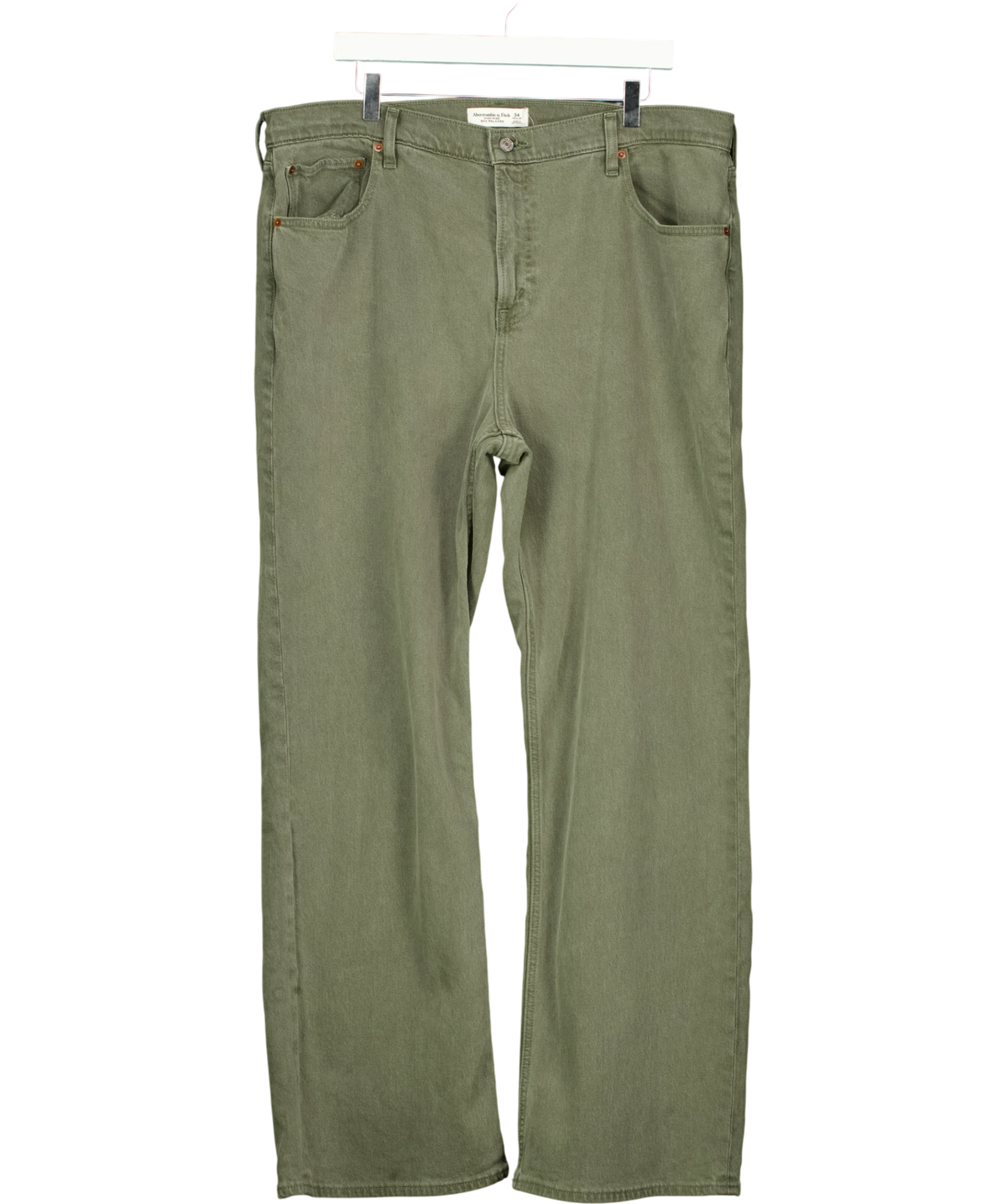 ABERCROMBIE & FITCH Green Colour, size W34 — front