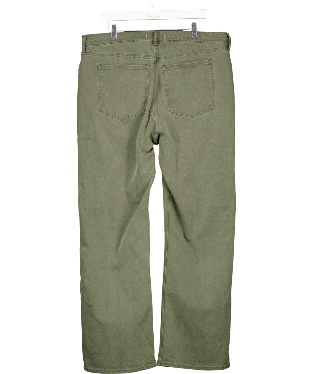 ABERCROMBIE & FITCH Green Colour, size W34 — back