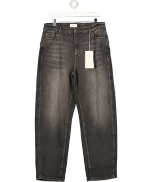 Ambela Black Wash relaxed Straight leg Jeans UK 18
