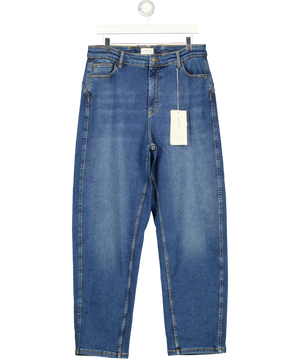 Ambela Stretch Relaxed Mom Jeans Blue UK 18
