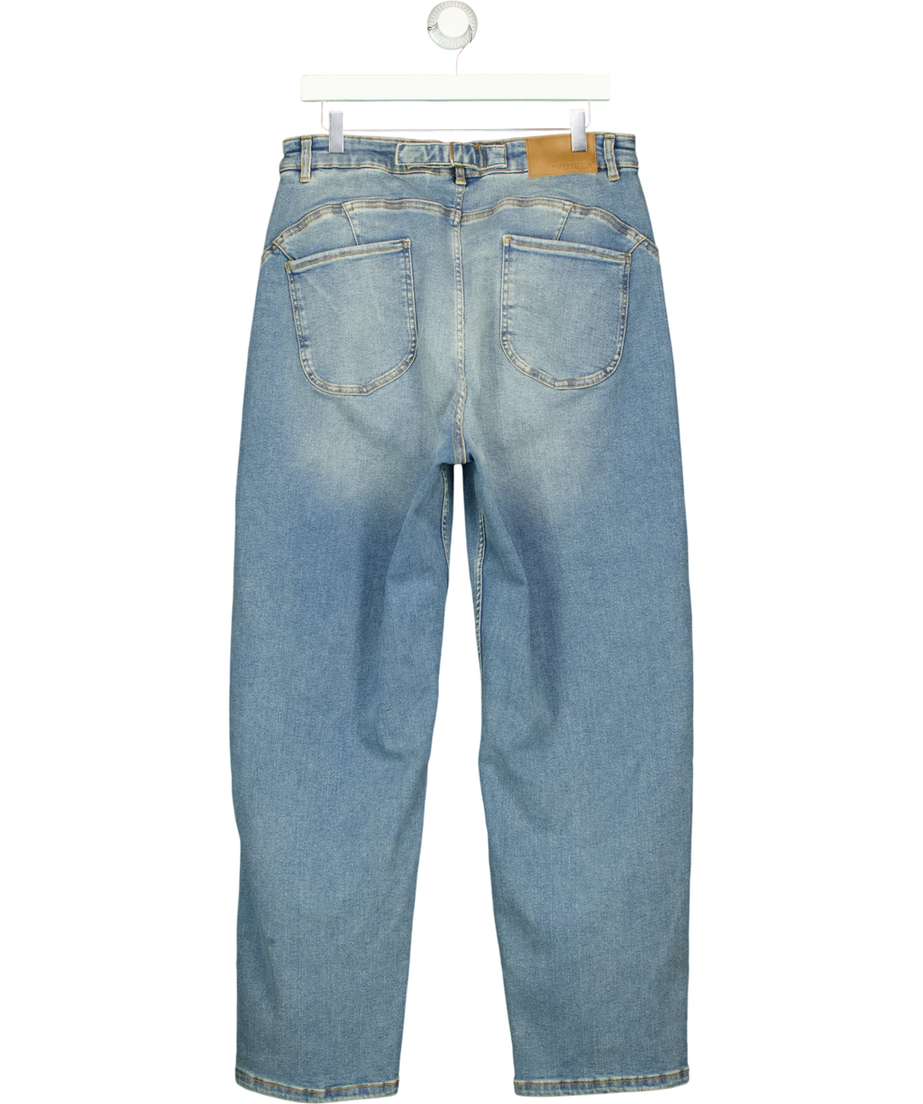 Ambela Blue Stretch Relaxed Mom Jean, size UK 20 — back