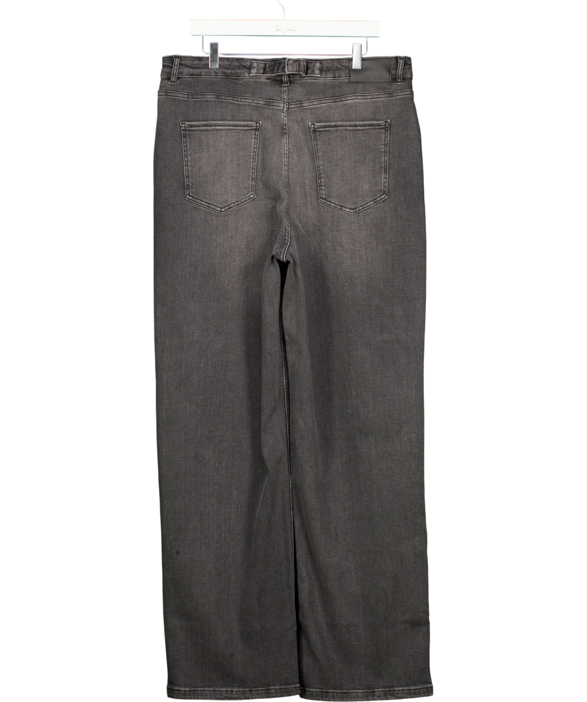 Ambela Black Stretch Straight Jean, size UK 22 — back