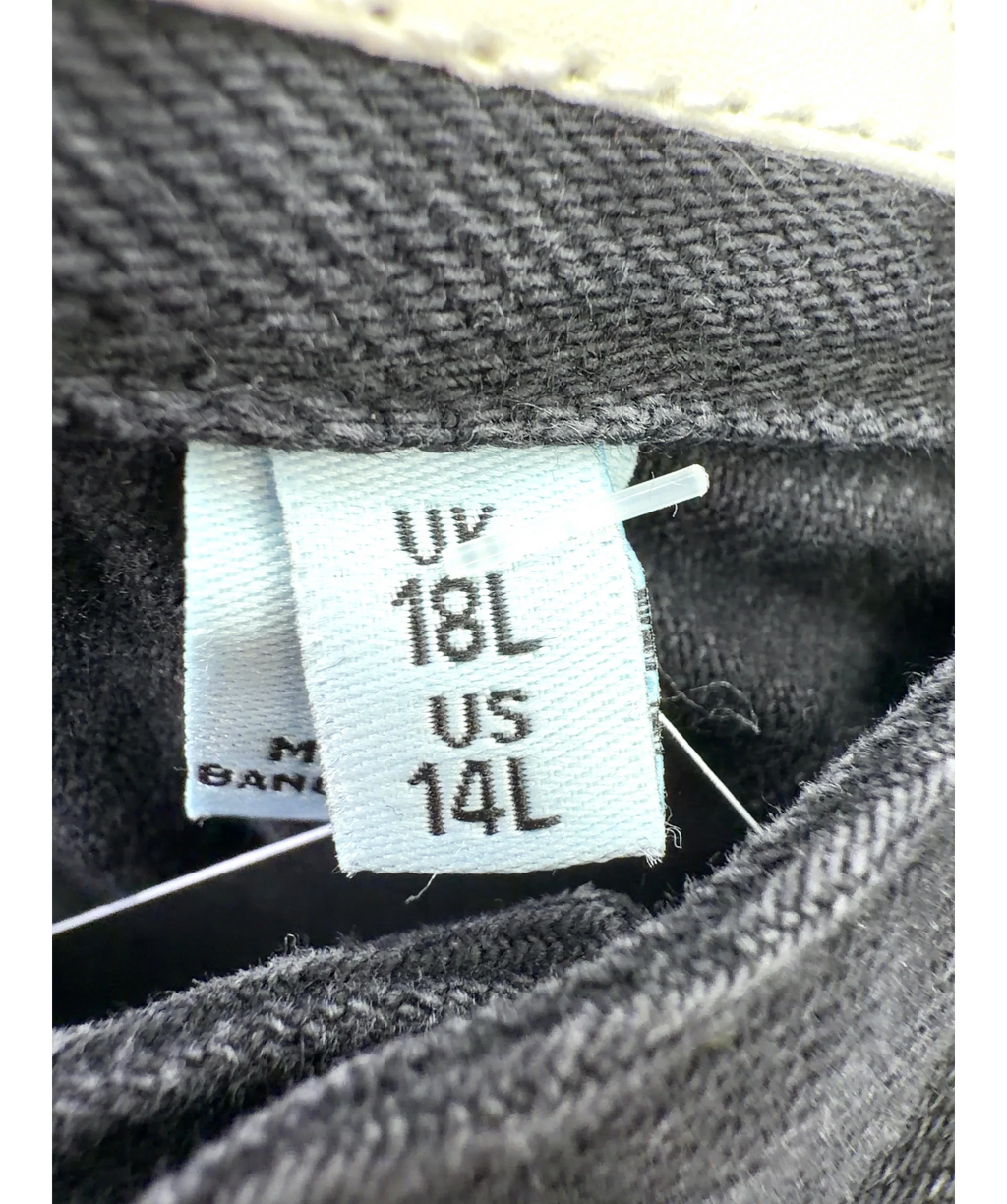 River Island Black Colour, size UK 18 — care label