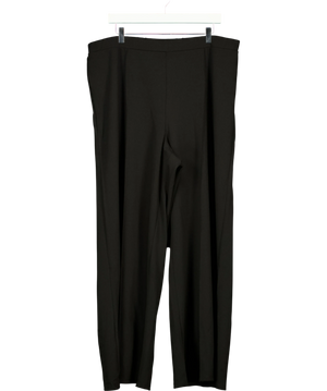 River Island Black Pintuck Wide Leg Trouser UK XL