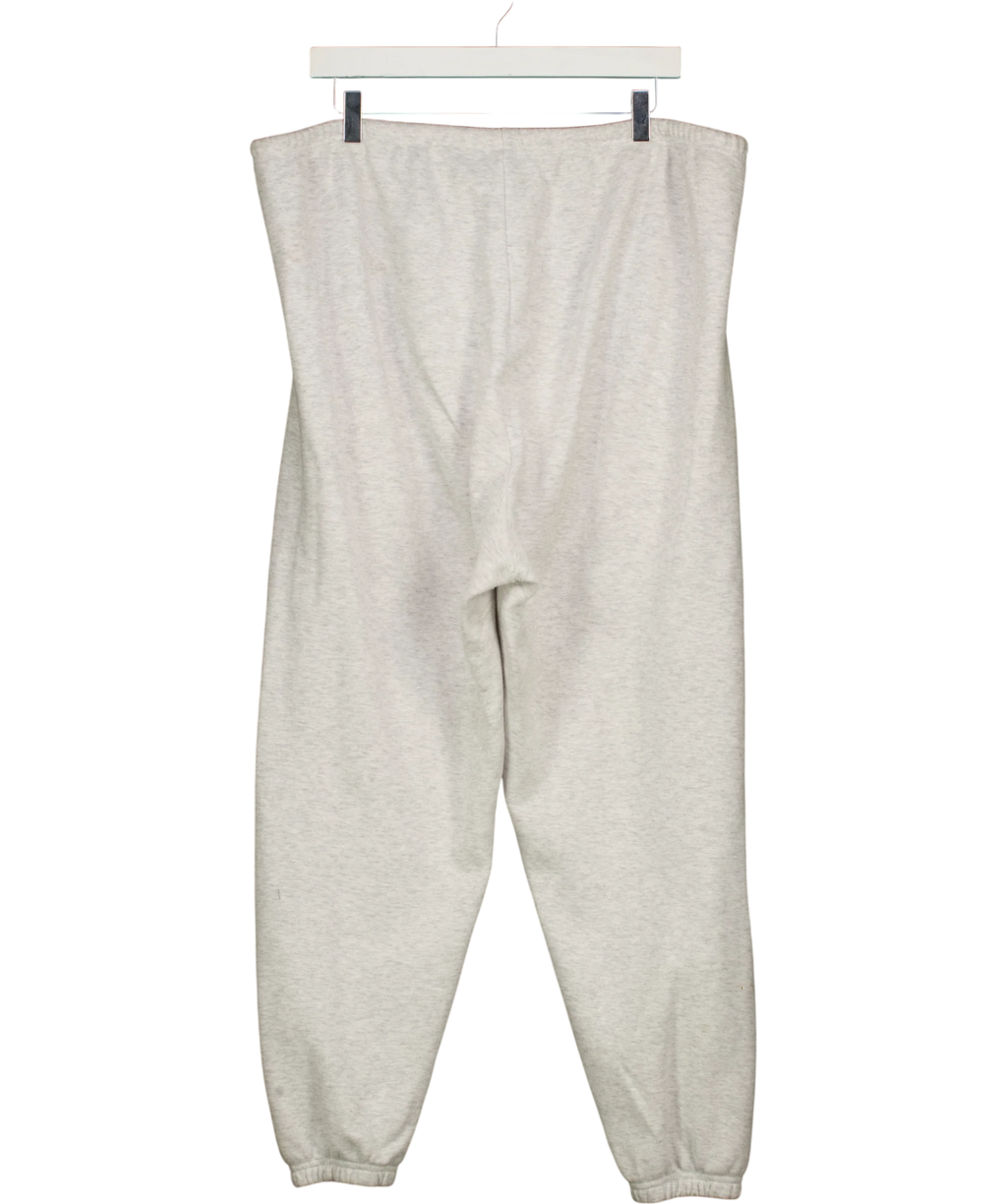 SKIMS Grey Cotton Fleece Classic Jogger, size UK XL — back