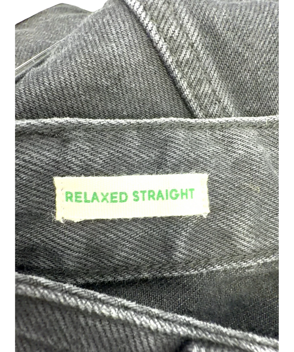 River Island Black plain black straight-leg jeans, size UK 18 — additional view