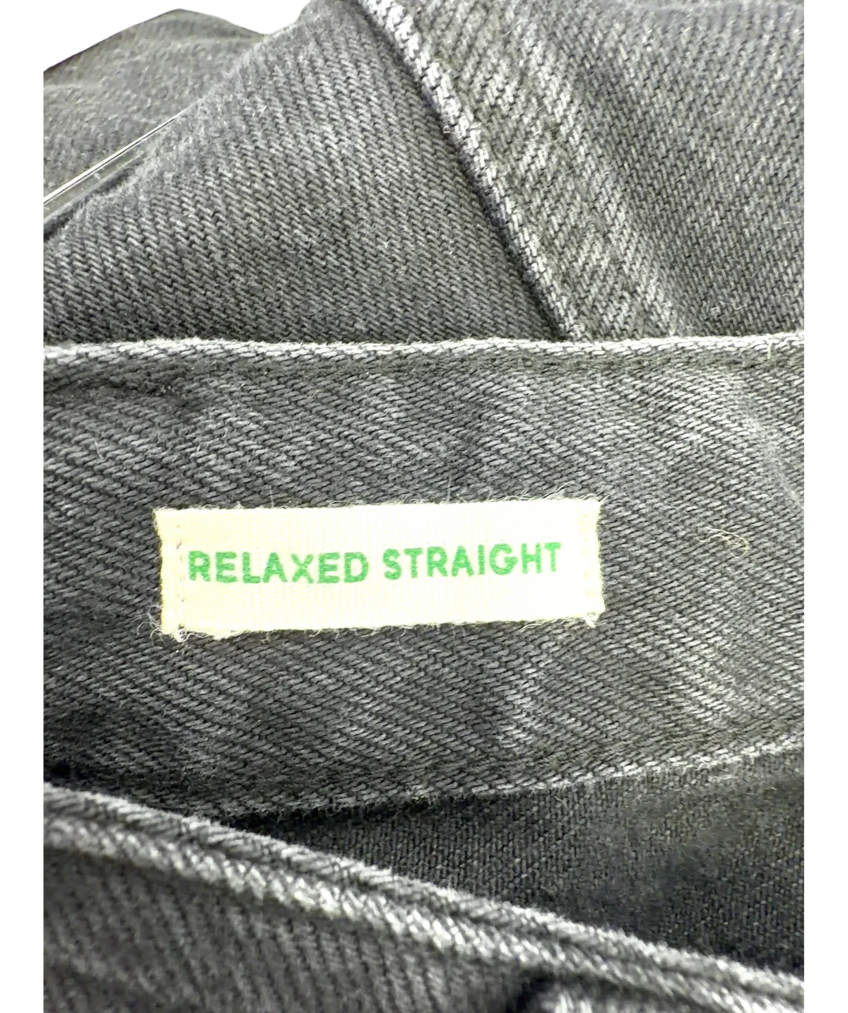 River Island Black plain black straight-leg jeans, size UK 18 — additional view