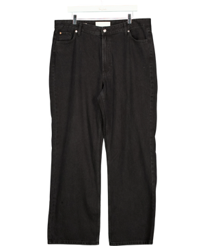 River Island Black Straight-Leg Jeans UK 18