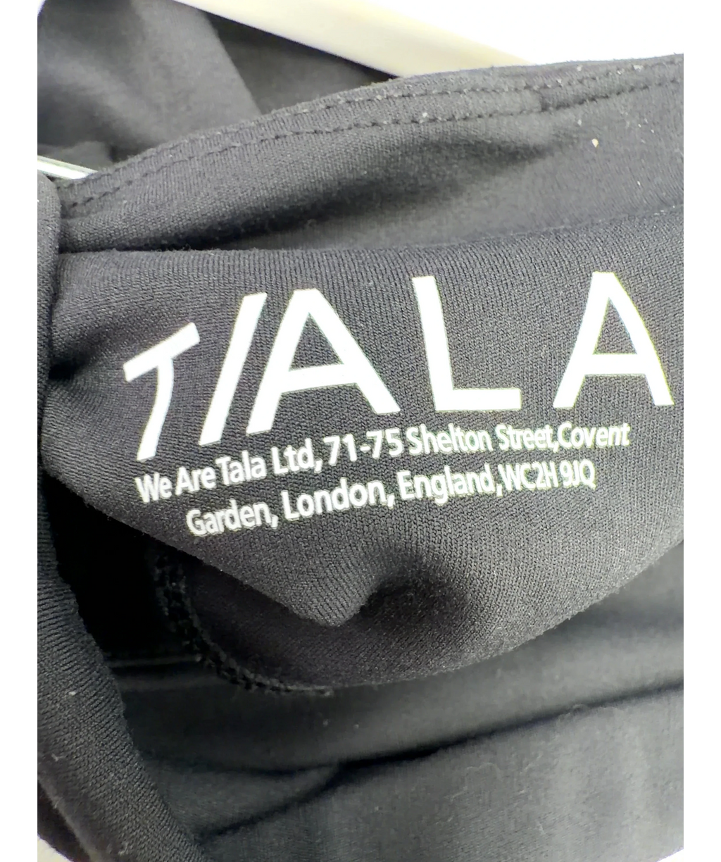 TALA Black DayFlex Wrap Flared Yoga Pant, size UK XL — detail