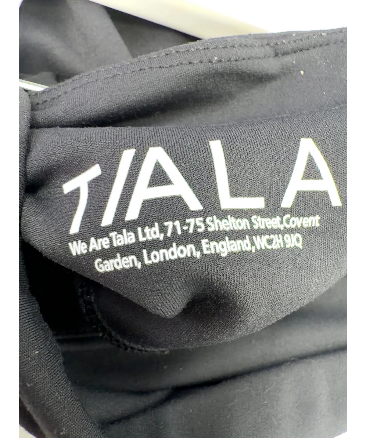 TALA Black DayFlex Wrap Flared Yoga Pant, size UK XL — detail