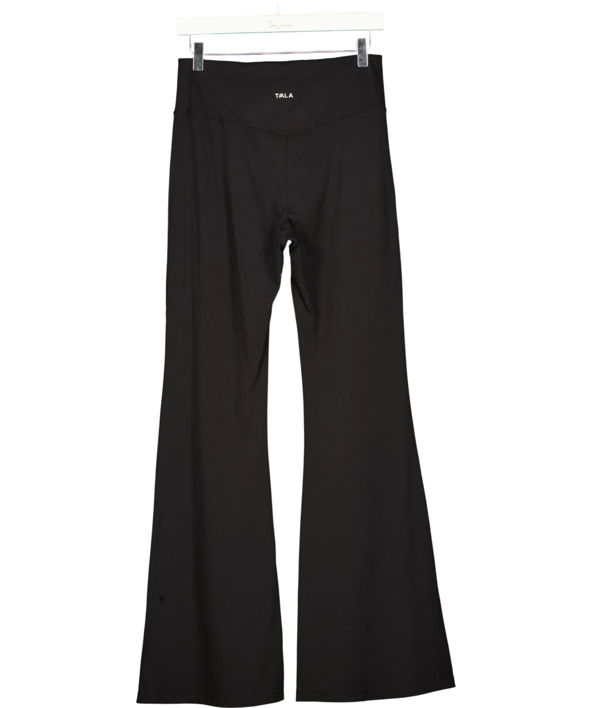 TALA Black DayFlex Wrap Flared Yoga Pant, size UK XL — back