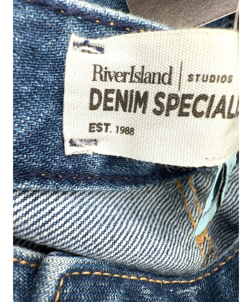 River Island Blue DENIM SPECIAL, size UK 18 — detail
