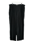 ABERCROMBIE & FITCH Blue Curve Love A&F Sloane Linen-Blend Tailored Wide Leg Pant, size UK 22 — front