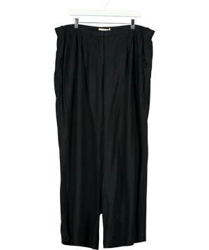 Abercrombie & Fitch Navy Curve Love Sloane Wide Leg trousers UK 22