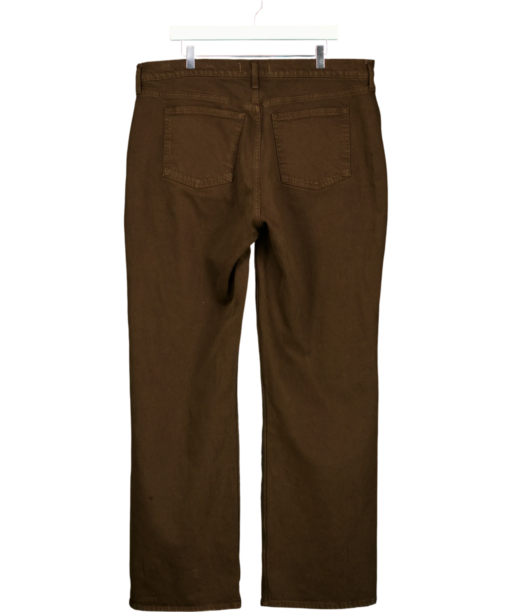 ABERCROMBIE & FITCH Brown High Rise 90's Relaxed Jeans, size W34 — back