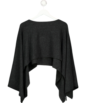 Next Cropped Draped Poncho Black