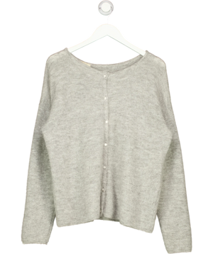 Sézane Grey Gaspard Alpaca blend Sweater / cardigan UK XXL