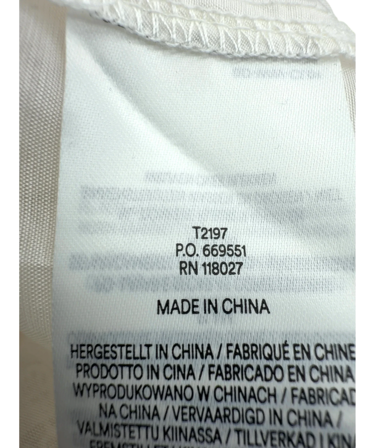 Boden White Lace Trim Top, size UK 18 — fabric detail