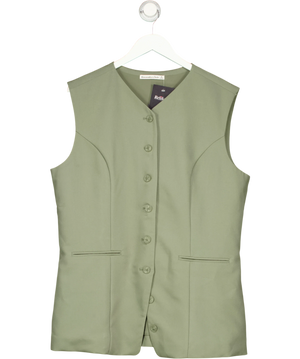 Abercrombie & Fitch Green V-Neck Vest UK XL
