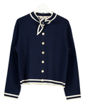 Boden navy Tie Milano Jacket, size UK 18 — front