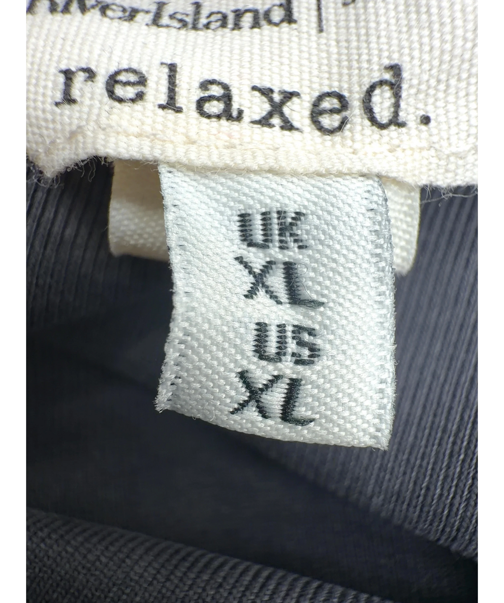 River Island Grey Soft Touch Tank Top, size UK XL — care label