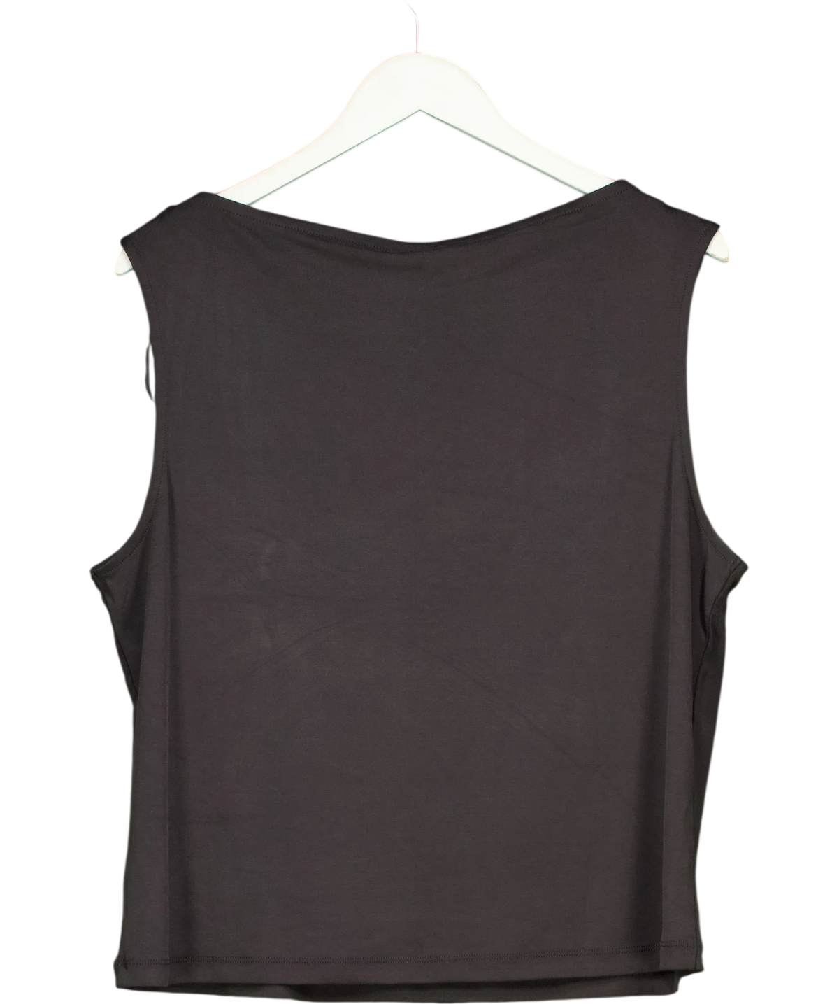 River Island Grey Soft Touch Tank Top, size UK XL — back