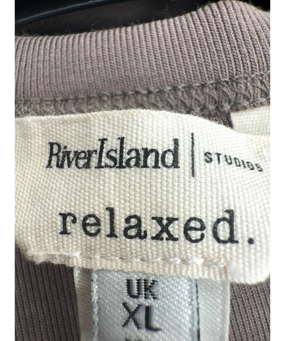 River Island Brown Brown Long Sleeve Soft Touch Top / Button-Through Cardigan, size UK XL — detail