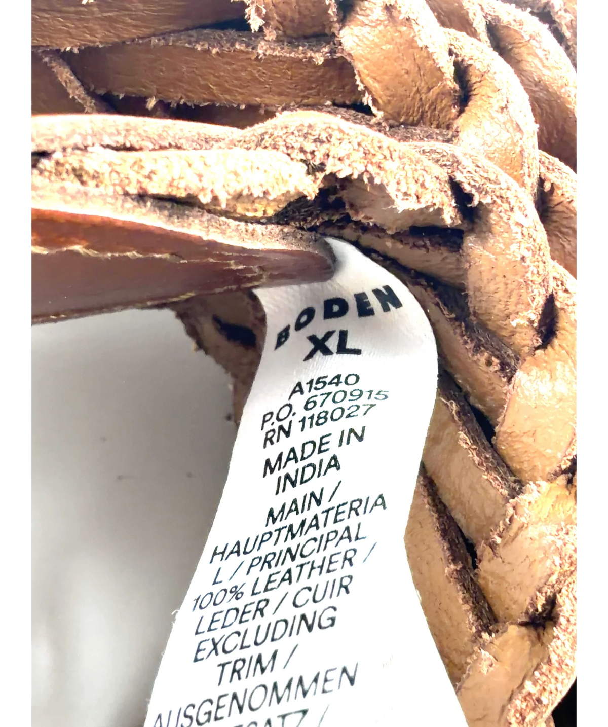 Boden Brown Colour, size UK XL — detail