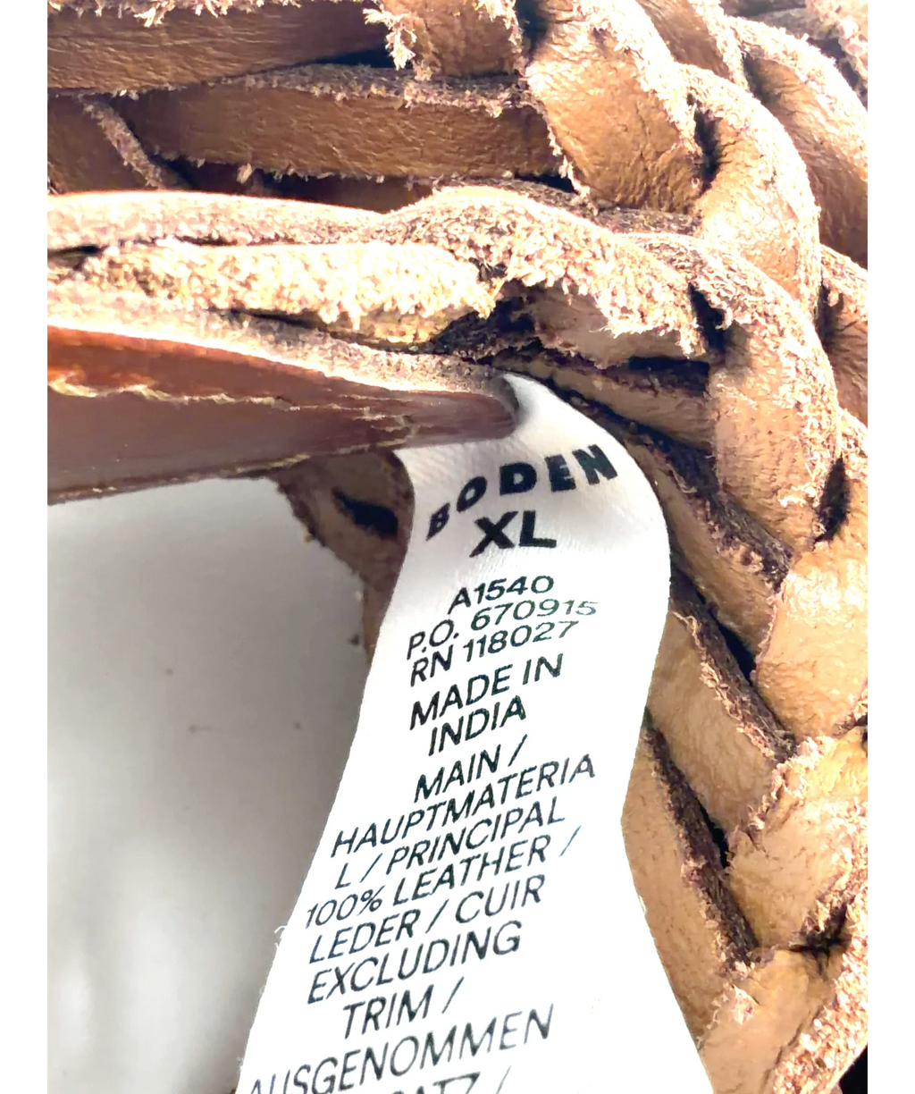 Boden Brown Colour, size UK XL — label