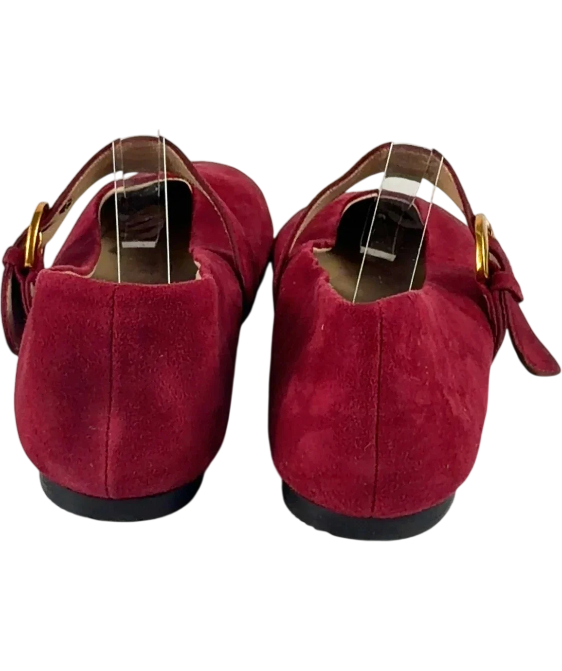 Boden Red Kylie Flat Buckle Mary Jane, size UK 7 EU 40 👠 — back