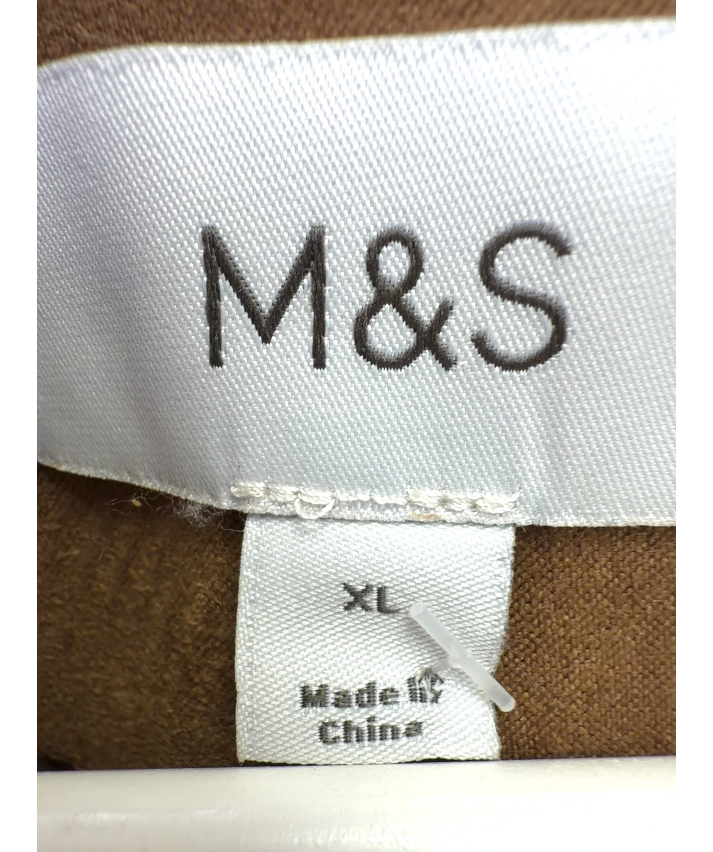 M&S tan Colour, size UK XL — care label