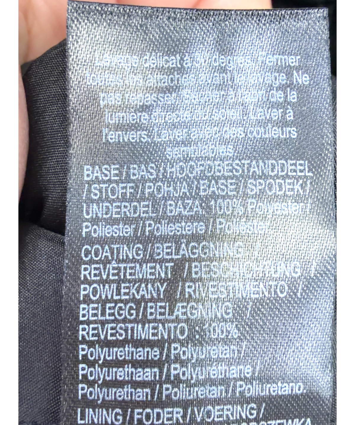 River Island Black Black Funnel Neck Faux Leather Jacket, size UK XL — label