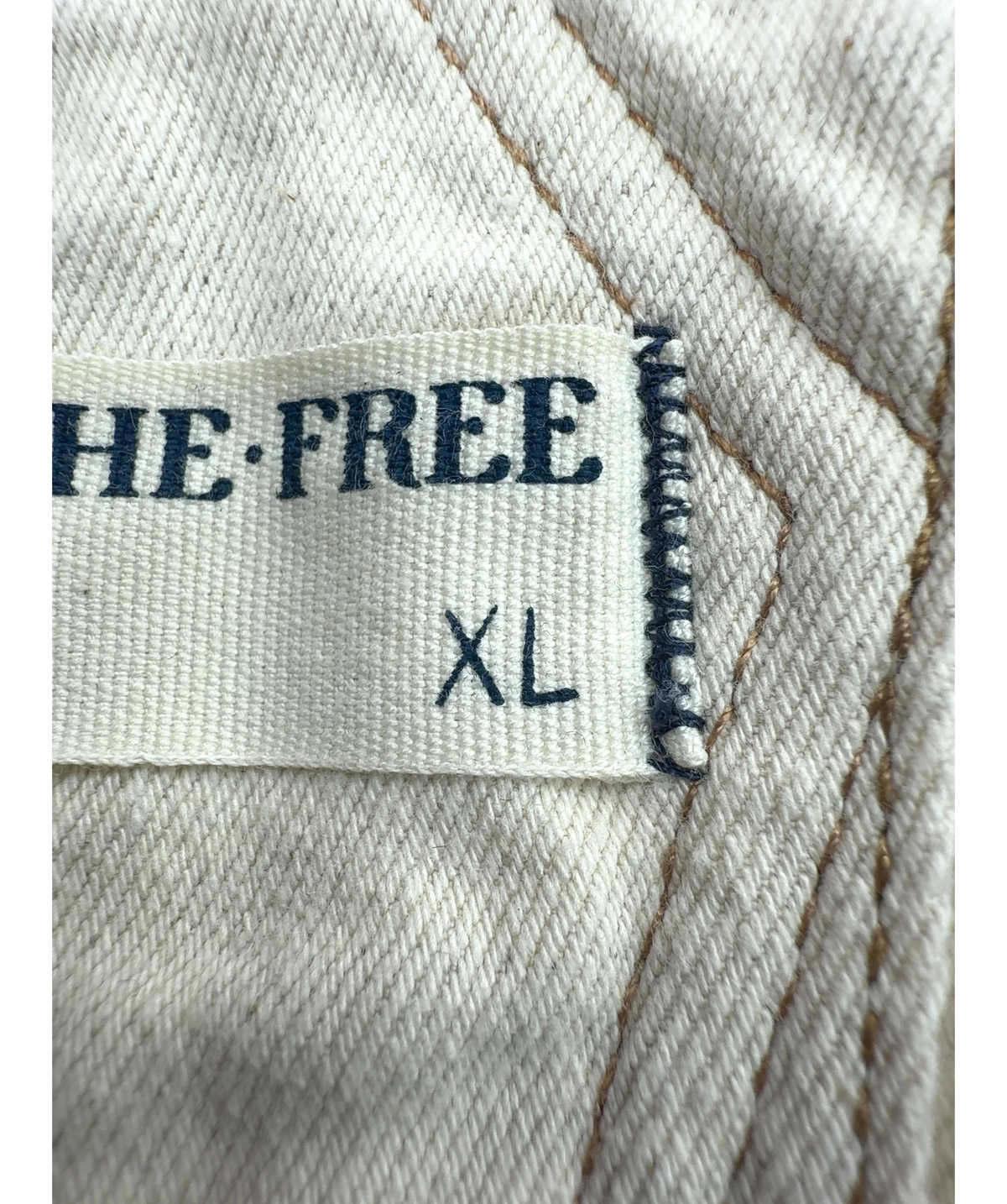 We The Free Cream Colour, size UK XL — care label
