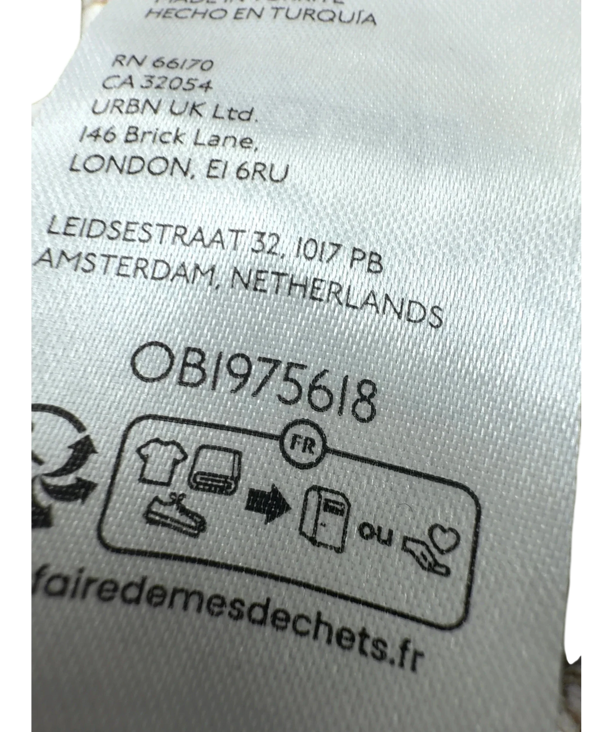 We The Free Cream Colour, size UK XL — fabric detail
