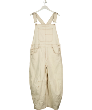 We The Free Cream Dungarees Overalls UK XL