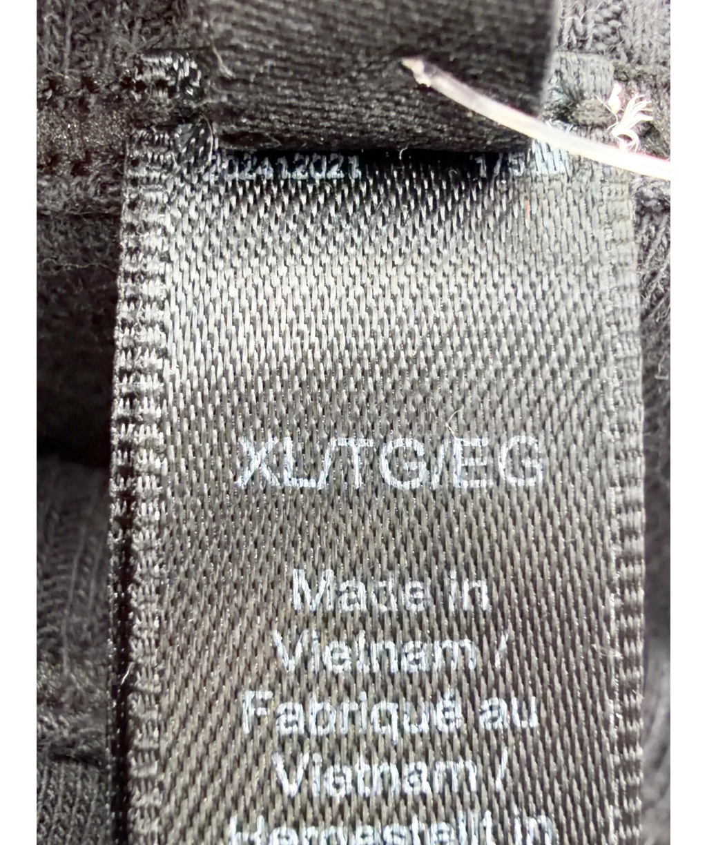 Unbranded Black Colour, size UK XL — care label