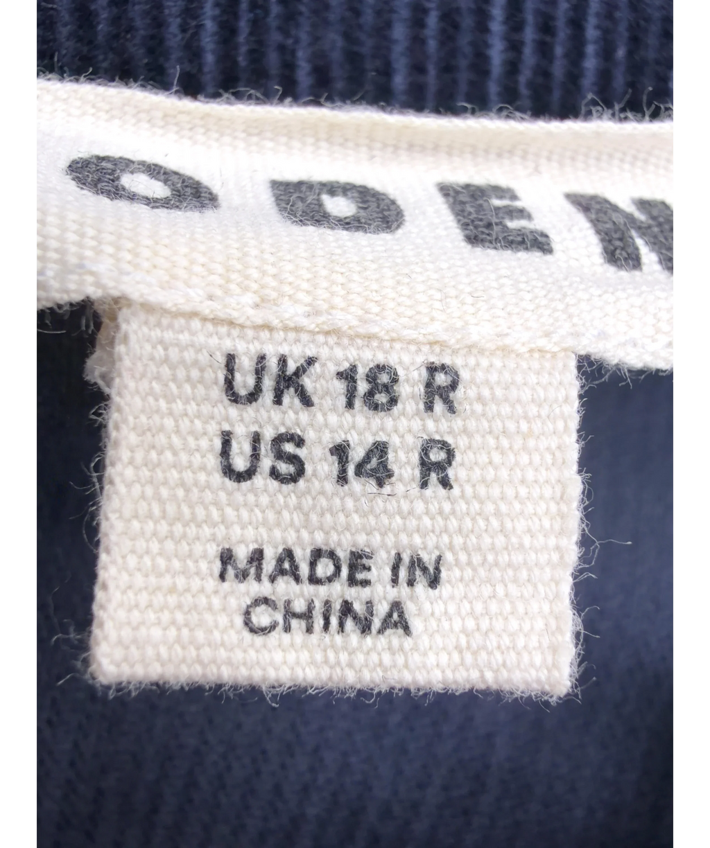 Boden navy Colour, size UK 18 — care label