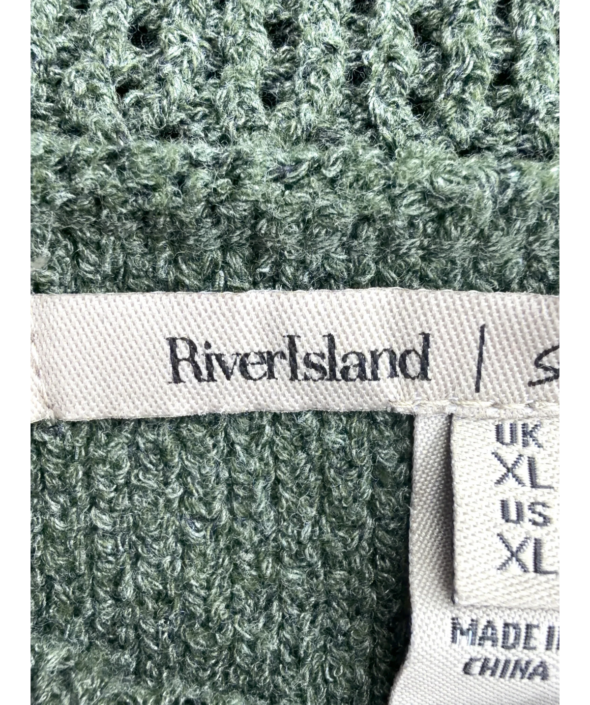 River Island Green Colour, size UK XL — detail