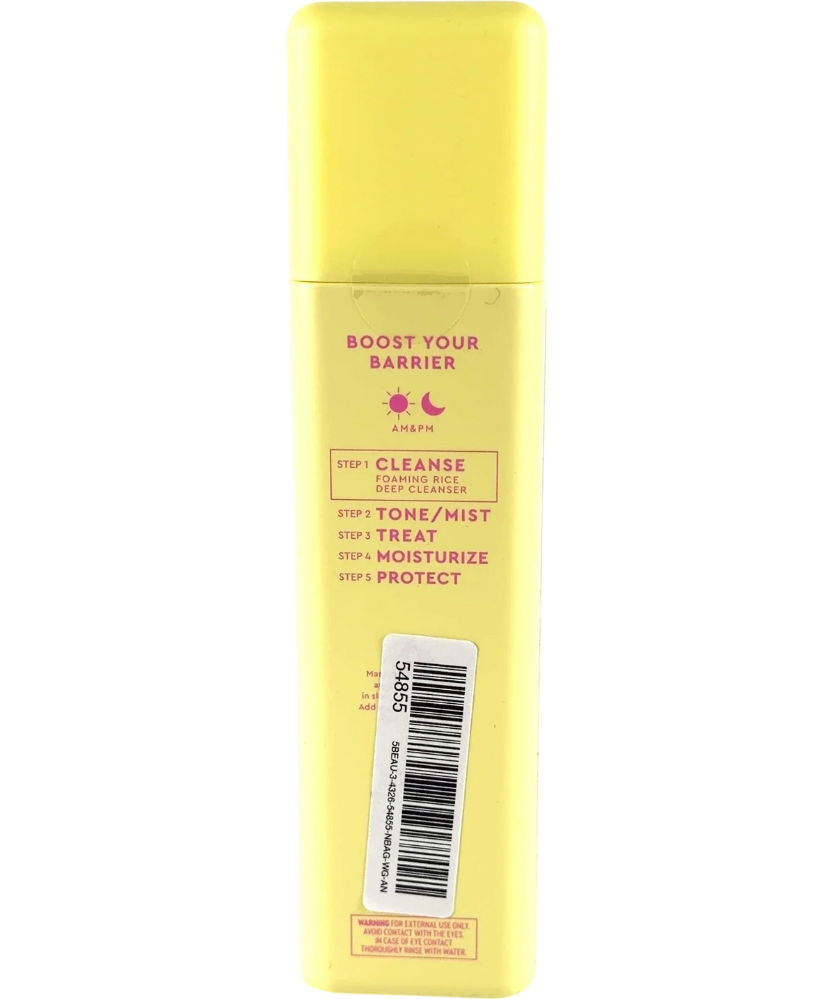 BYOMA Foaming Rice Deep Cleanser, size 175ml — back