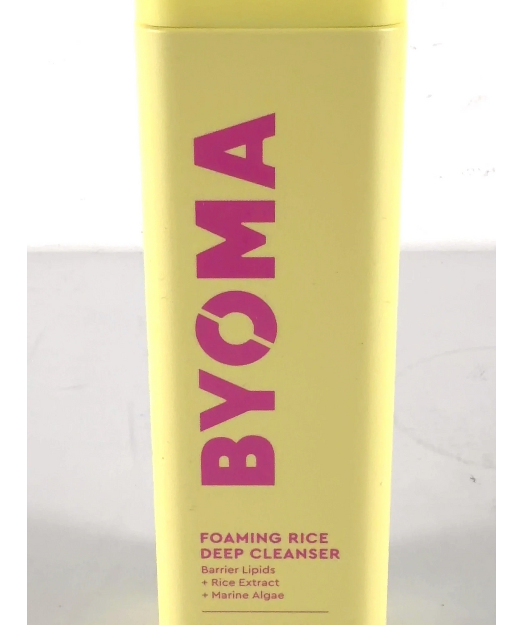 BYOMA Foaming Rice Deep Cleanser, size 175ml — label