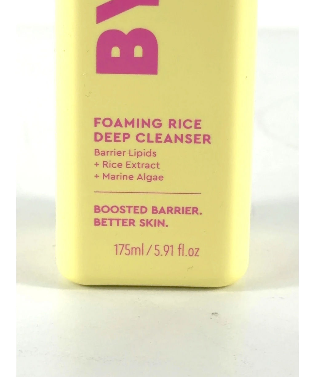 BYOMA Foaming Rice Deep Cleanser, size 175ml — care label