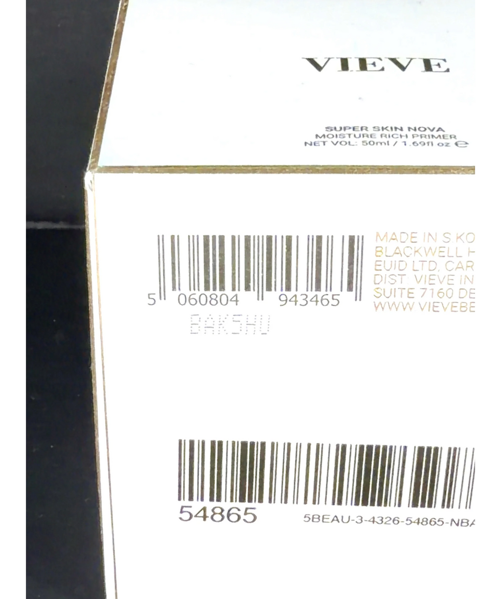 Vieve Super Skin Nova Moisture Rich Primer, size 50ml — detail
