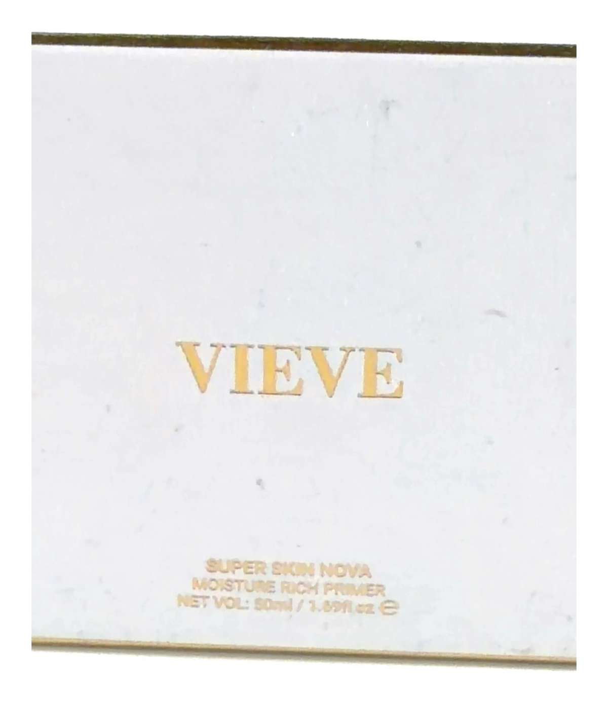Vieve Super Skin Nova Moisture Rich Primer, size 50ml — label
