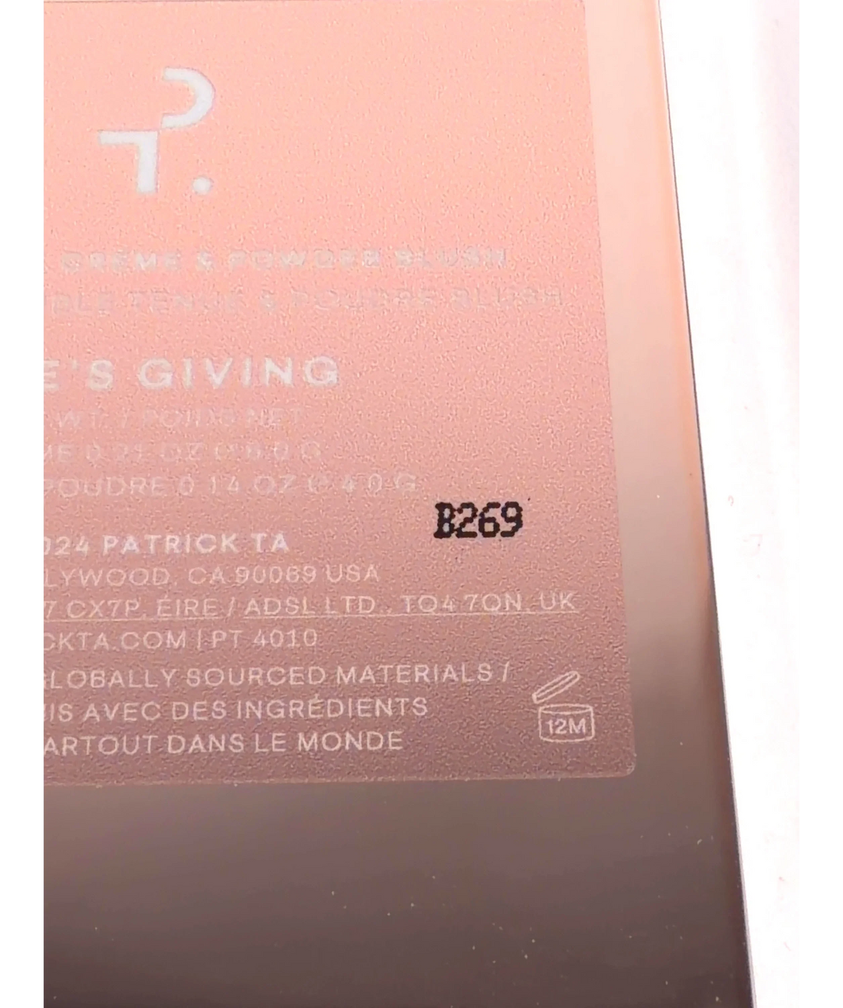 Patrick TA SHE'S GIVING Major Headlines Blush Duo, size 6.0g — detail