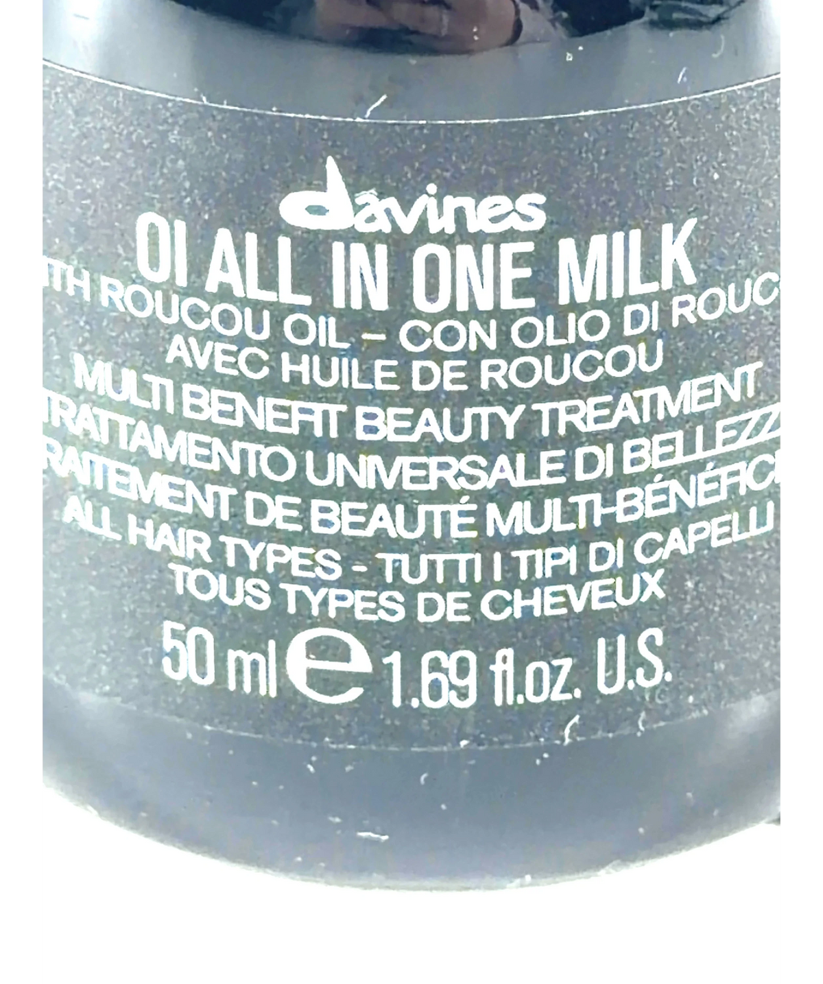 Davines OI All In One Milk, size 50ml — label