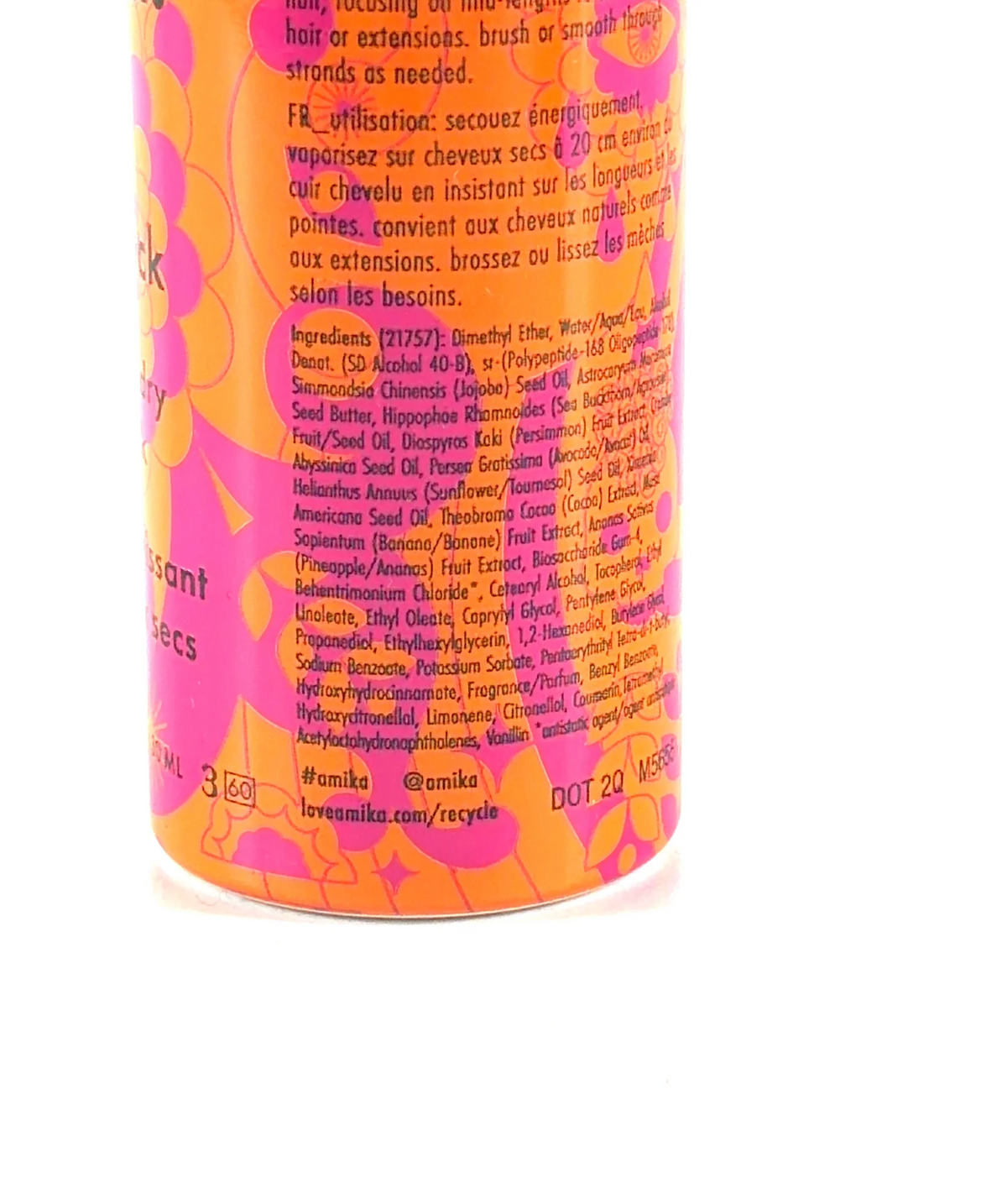 amika Soulstruck Nourishing Dry Hair Mask, size 30ml — fabric detail